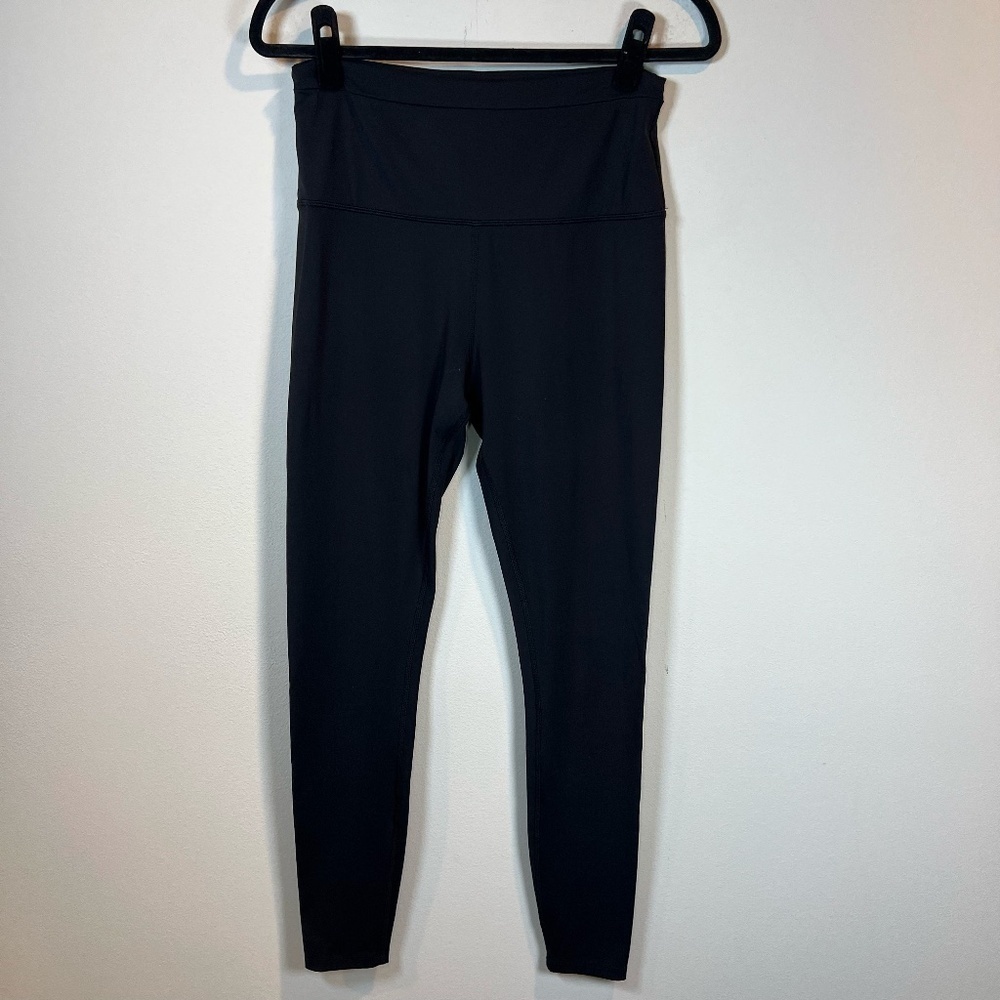 CRZ YOGA High Waisted Leggings Black Buttery Soft Drawstring 29" Athletic Medium